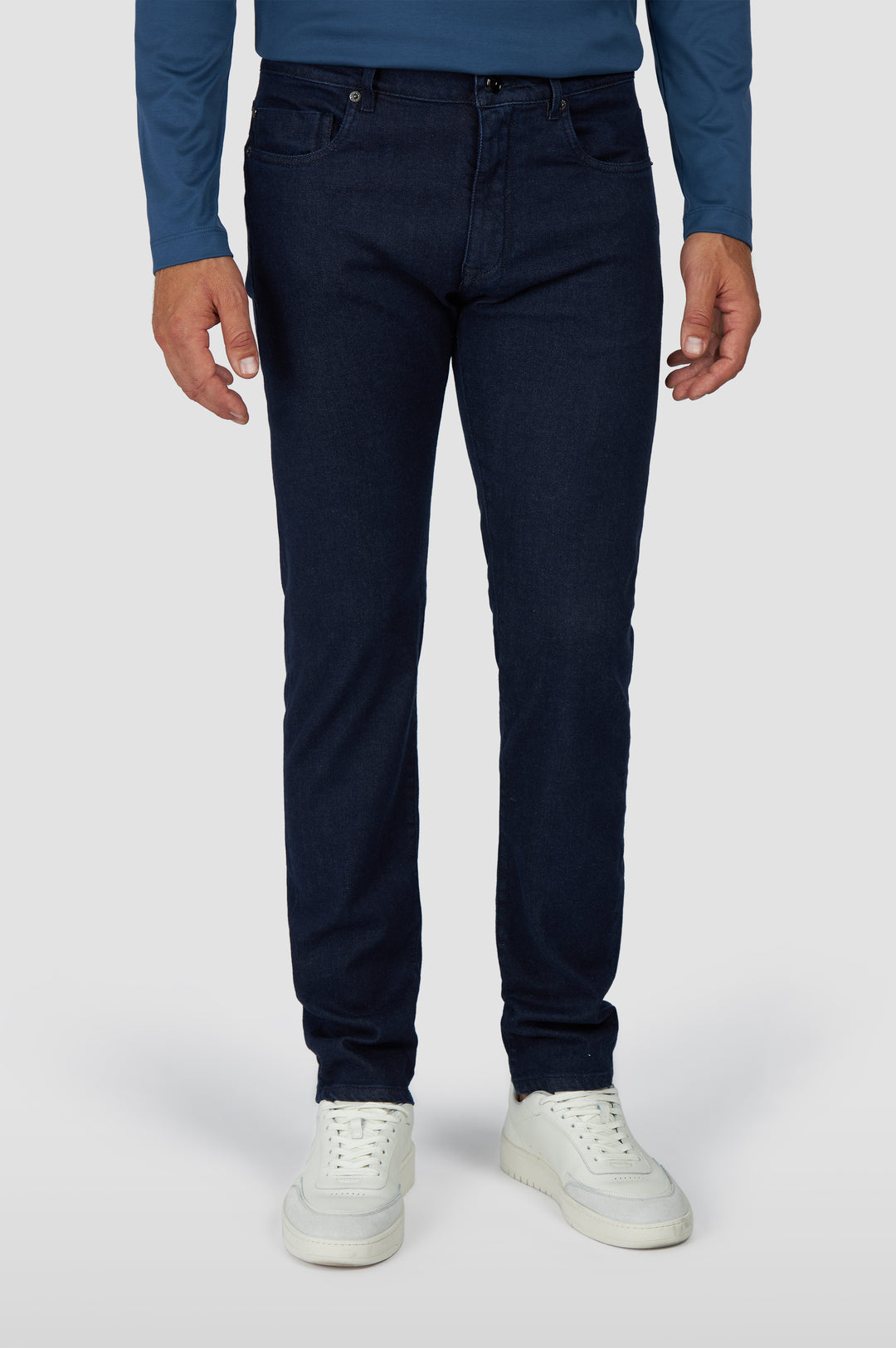 Paul & Shark Winter Giza Cotton Stretch Denim | Navy