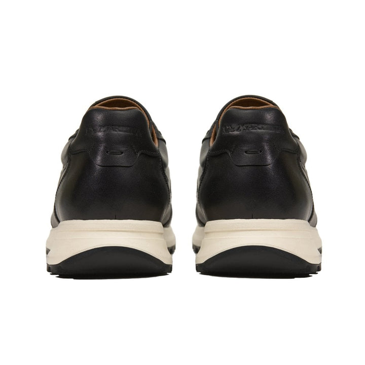 La Martina Men's Leather Athletic Sneakers | Black