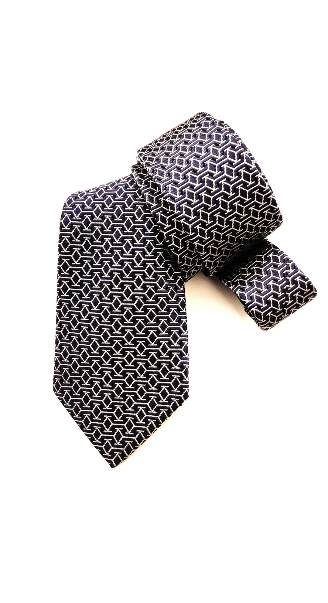 Lanvin Tie 8cm | Blue Mix 2