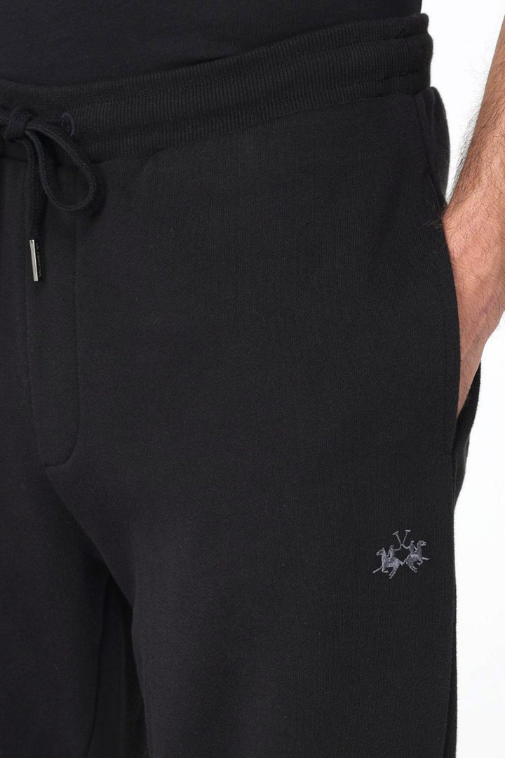 La Martina Men's Cotton Sweatpants | Black
