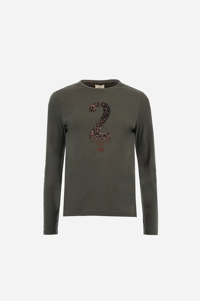 La Martina Women’s long-sleeve T-shirt Fluid Jersey | Falcon