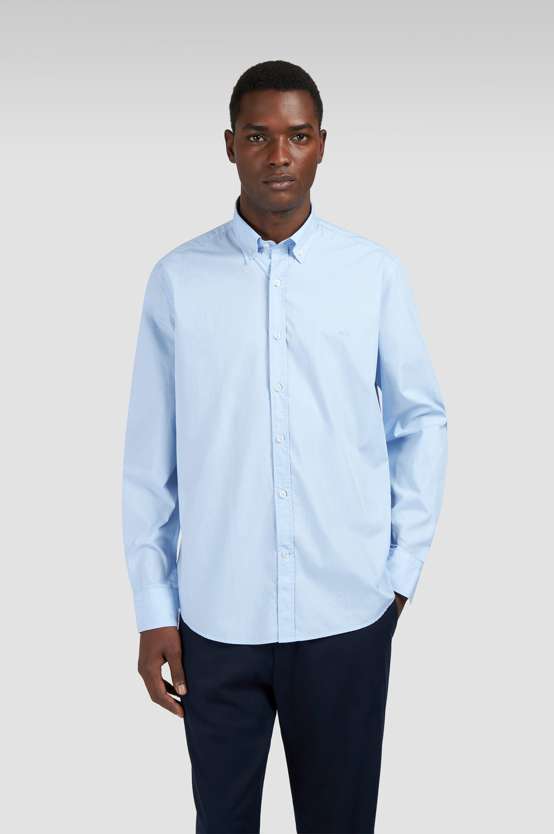 Paul & Shark Cotton Poplin Shirt | Light Blue