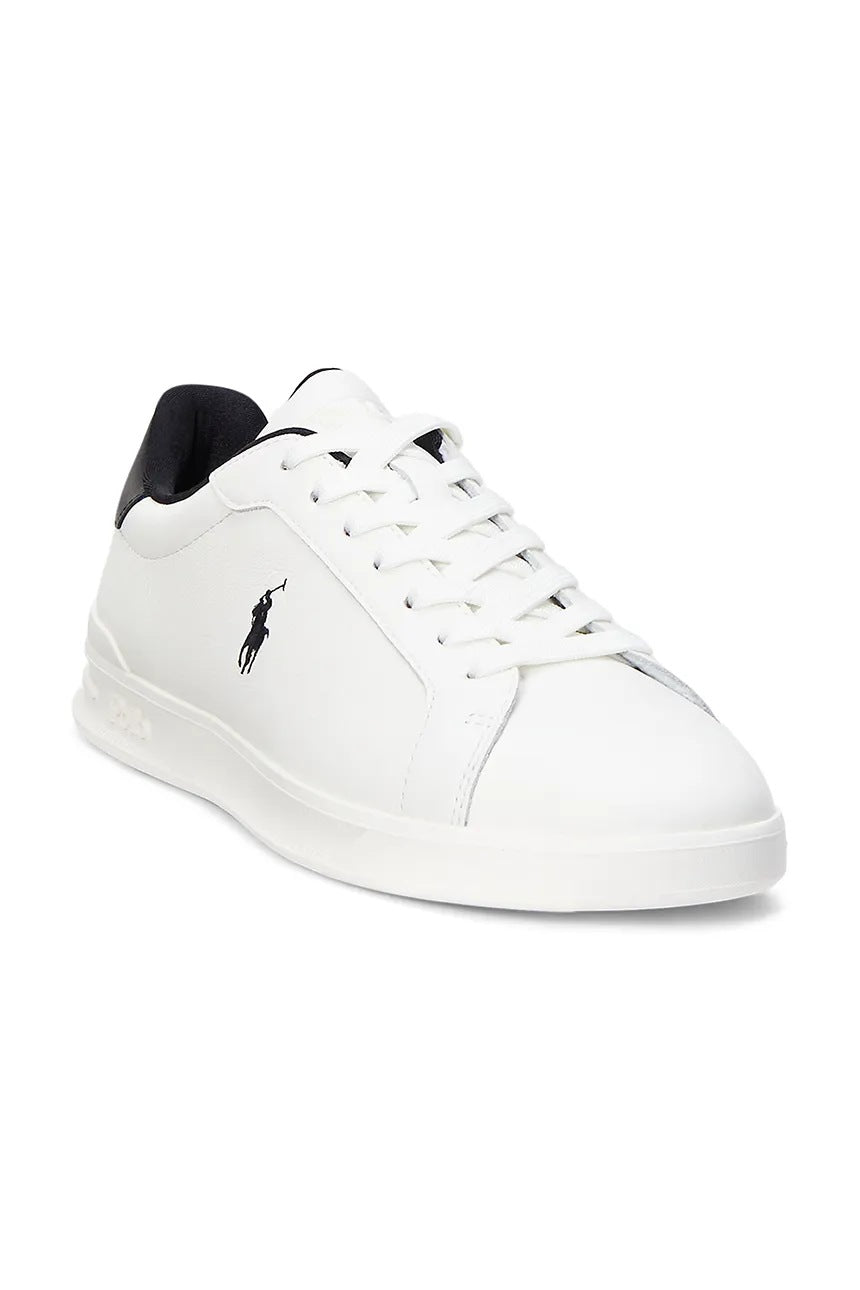 Ralph Lauren Men's Low Top Sneakers | White/Black