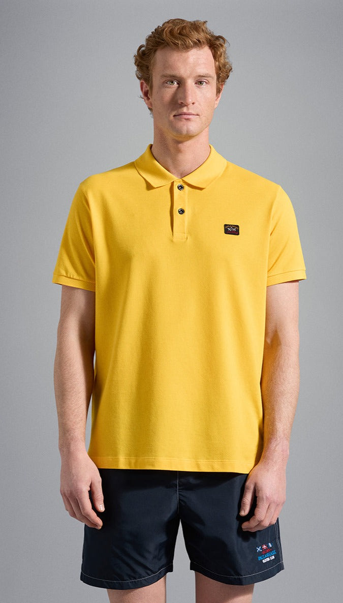 paul and shark yellow polo