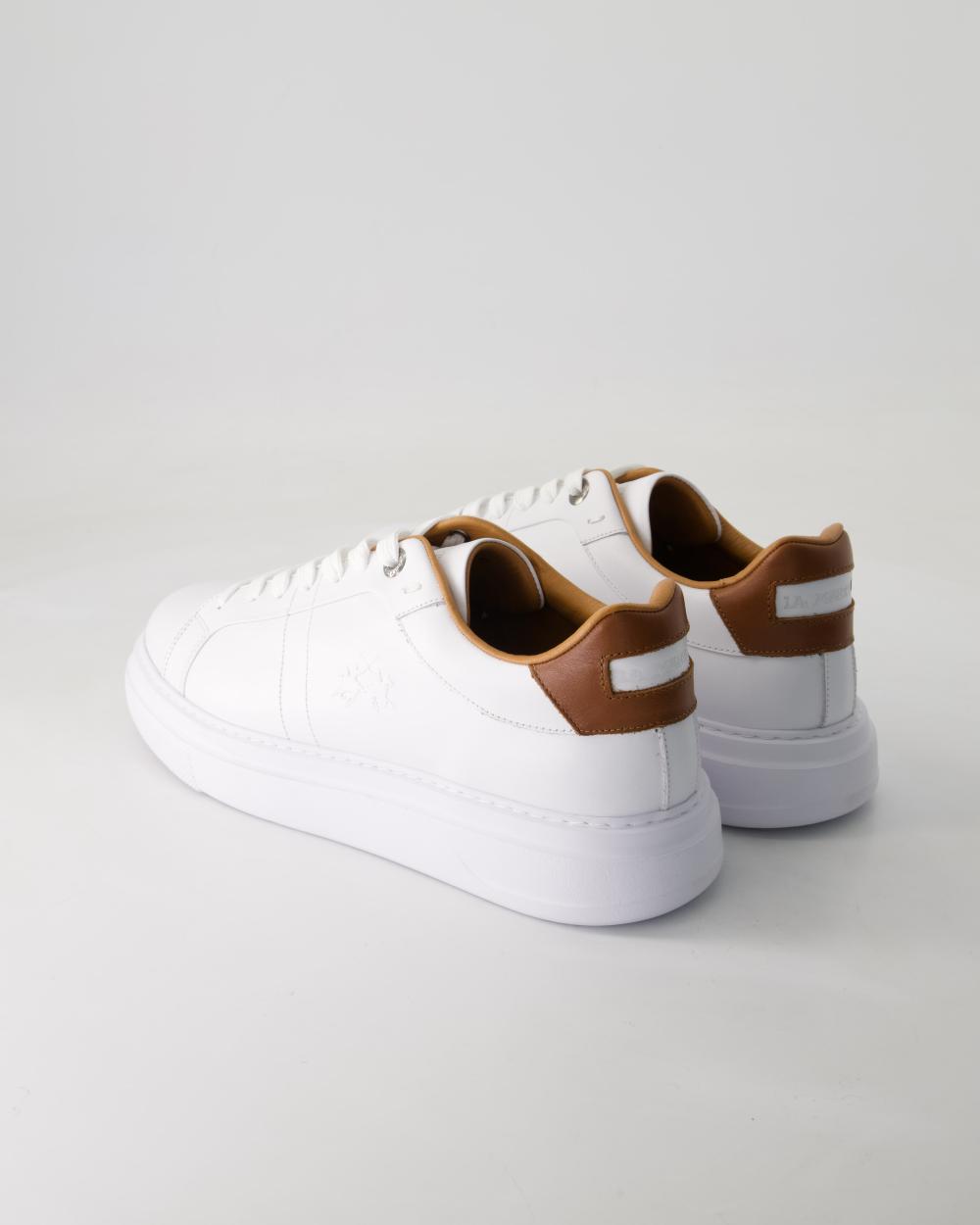 La Martina Men's Leather Sneakers | White