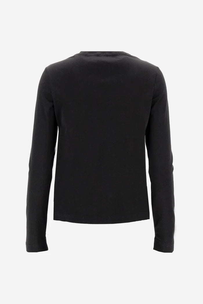 La Martina Women’s long-sleeve T-shirt Fluid Jersey | Black