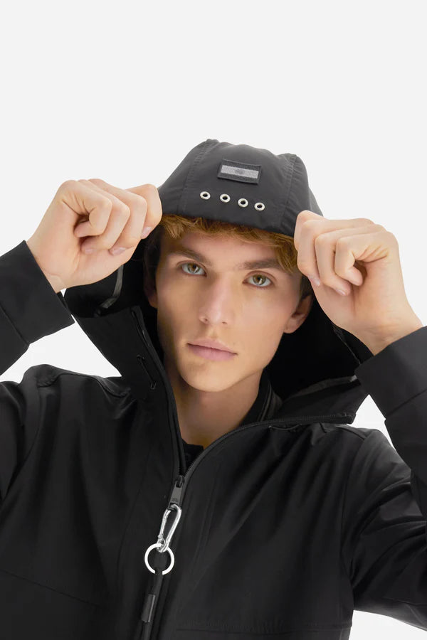 La Martina Men's Hooded Soft-shell Jacket | Black