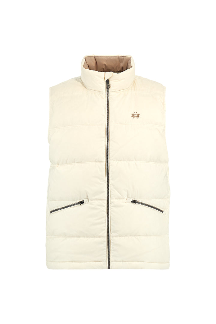 La Martina Men's Down Gilet | Cream