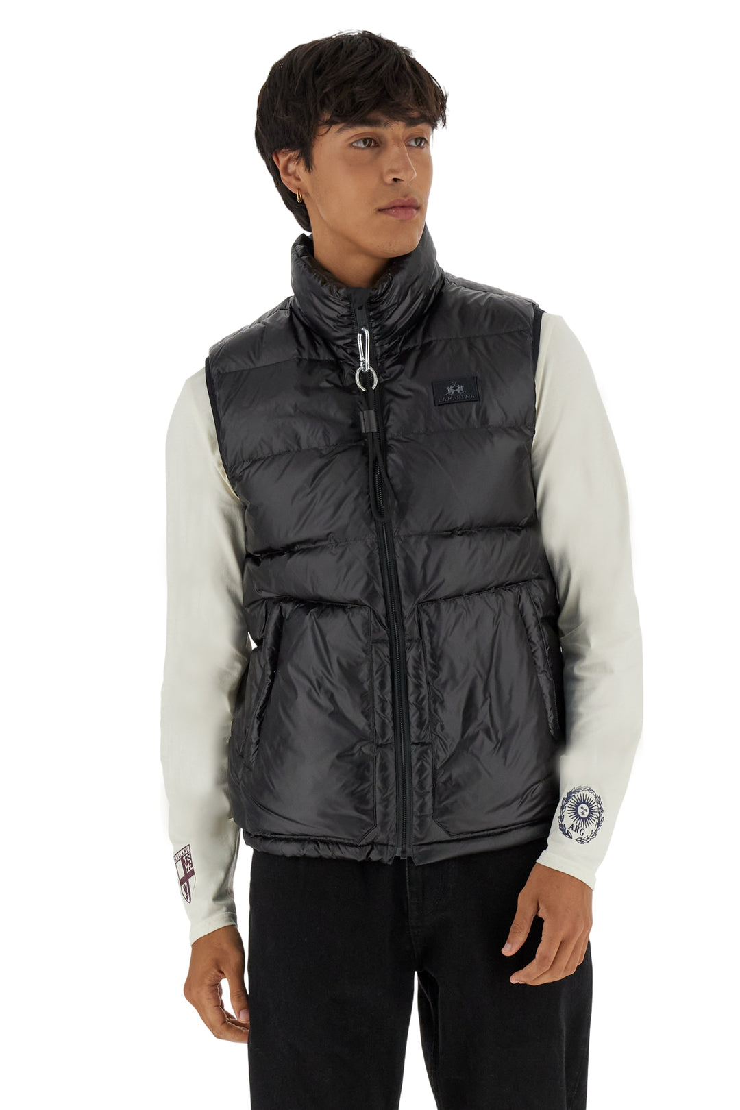 La Martina Men's Down Gilet | Black