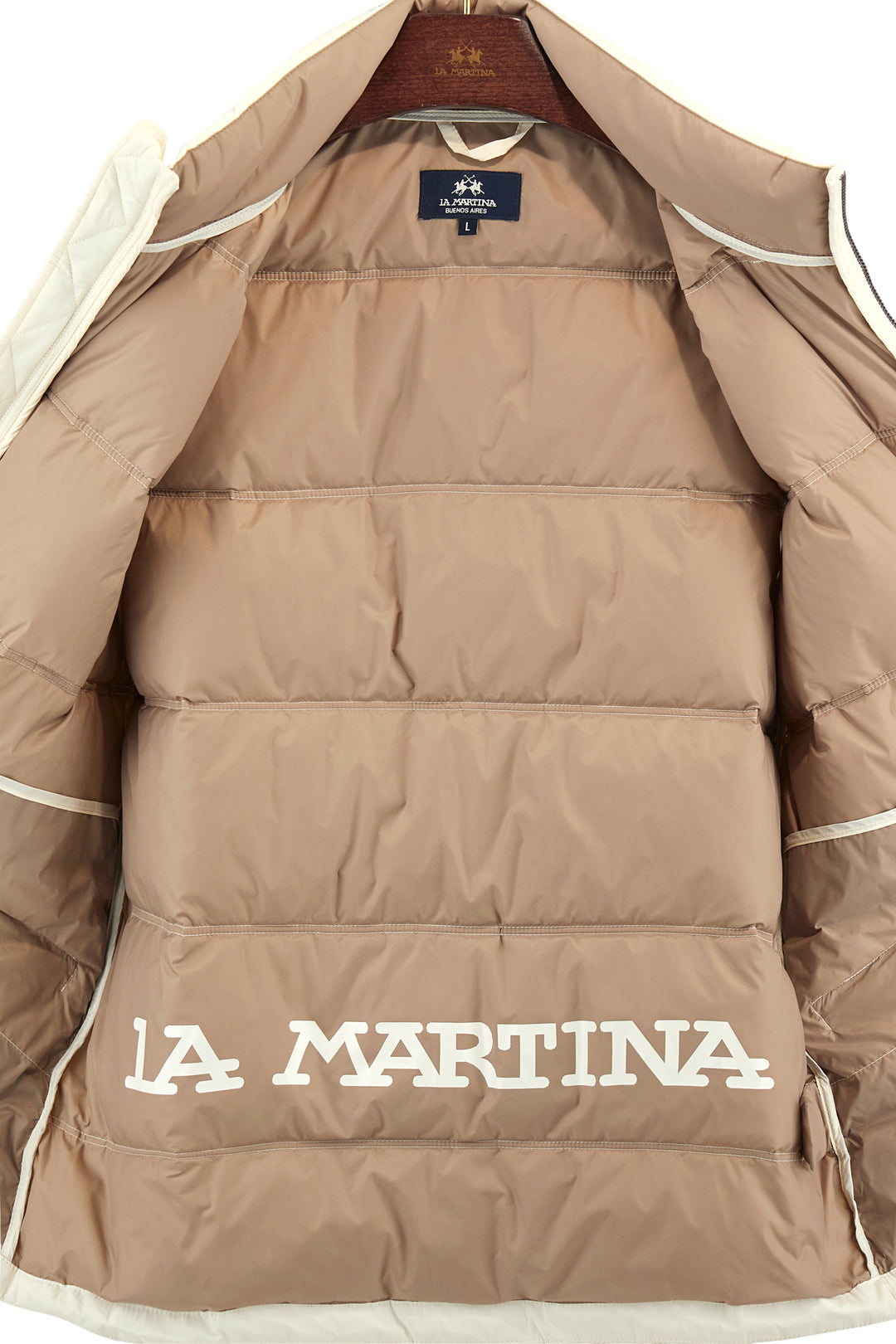 La Martina Men's Down Gilet | Cream