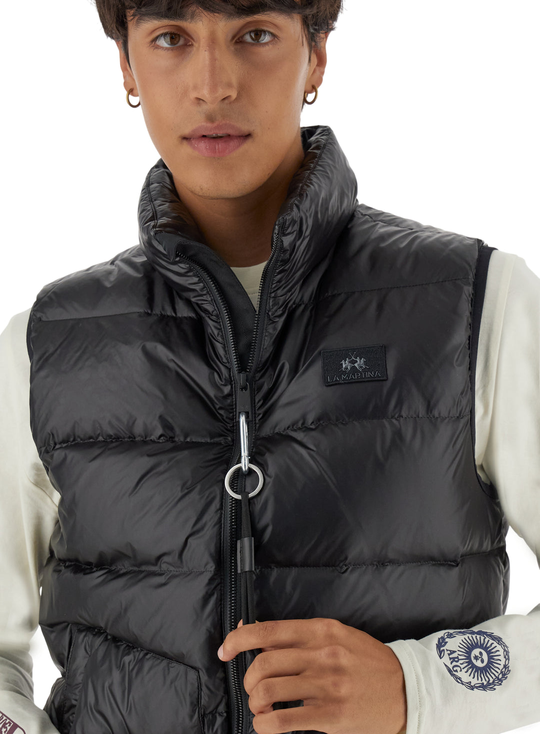 La Martina Men's Down Gilet | Black