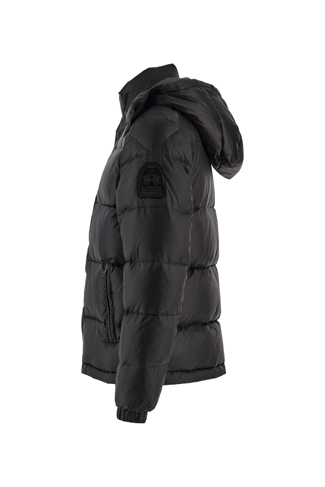 La Martina Men’s Iridescent Nylon Down Jacket Polo Player | Black