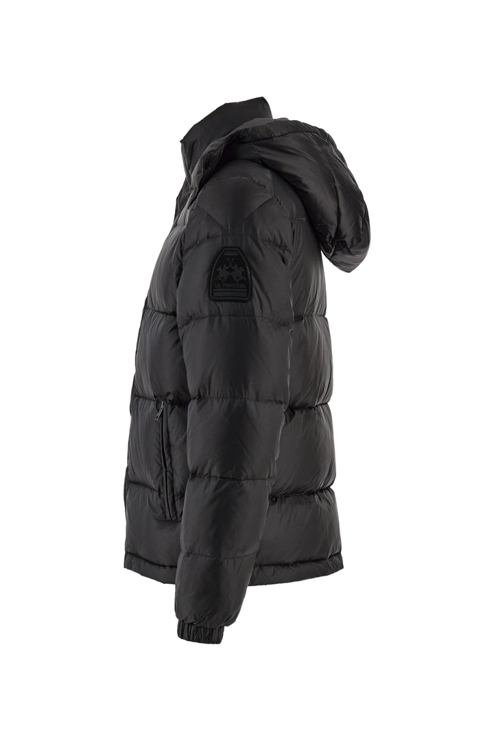 La Martina Men’s Iridescent Nylon Down Jacket Polo Player | Black