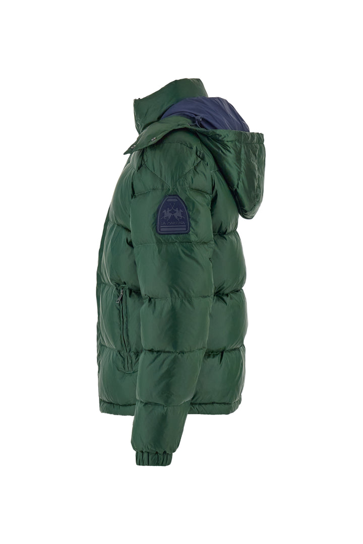 La Martina Men’s Iridescent Nylon Down Jacket Polo Player | Pine Grove