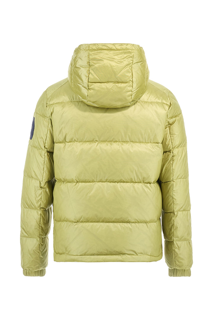 La Martina Men’s Iridescent Nylon Down Jacket Polo Player | Celery Green
