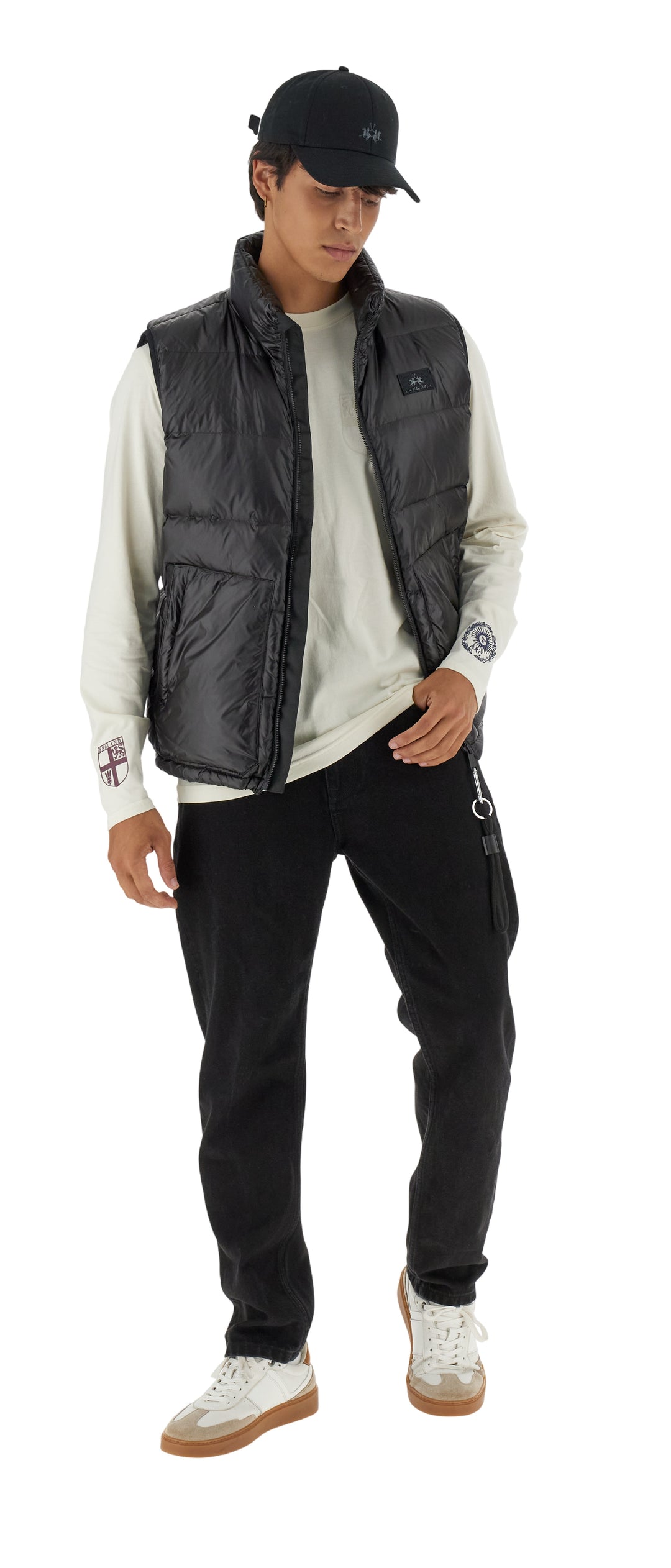 La Martina Men's Down Gilet | Black