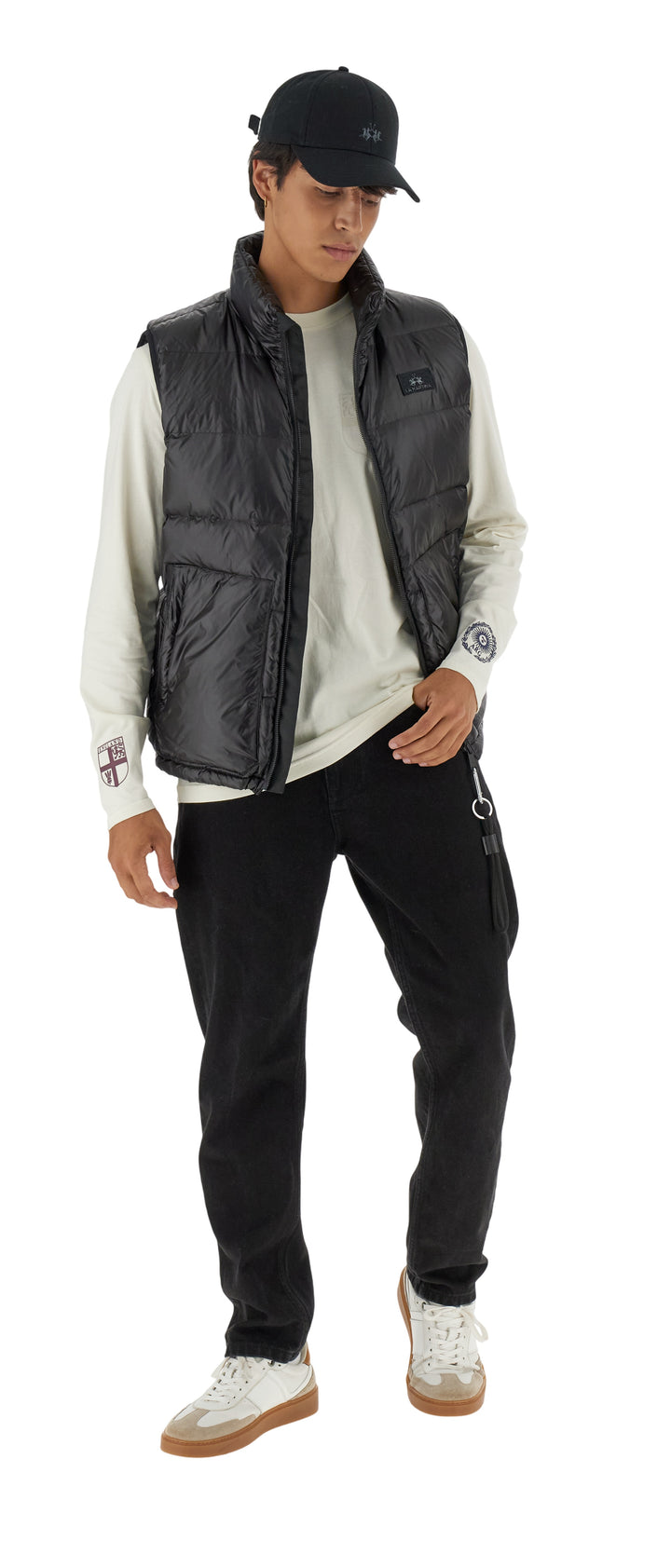 La Martina Men's Down Gilet | Black