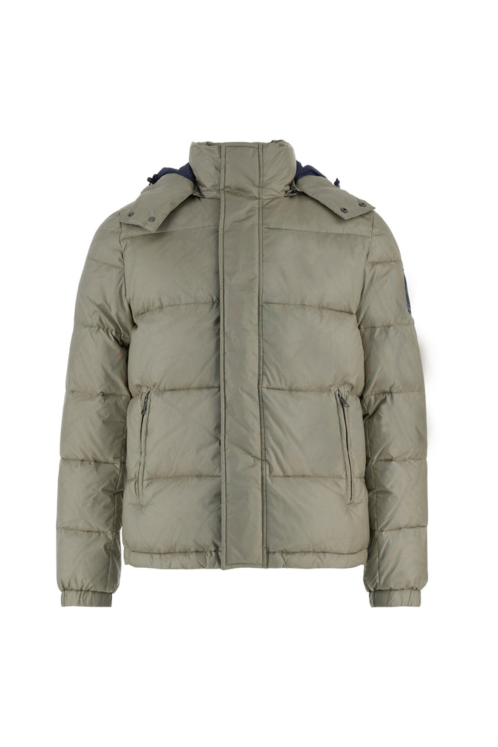 La Martina Men’s Iridescent Nylon Down Jacket Polo Player | Taupe