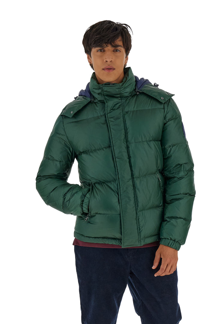 La Martina Men’s Iridescent Nylon Down Jacket Polo Player | Pine Grove