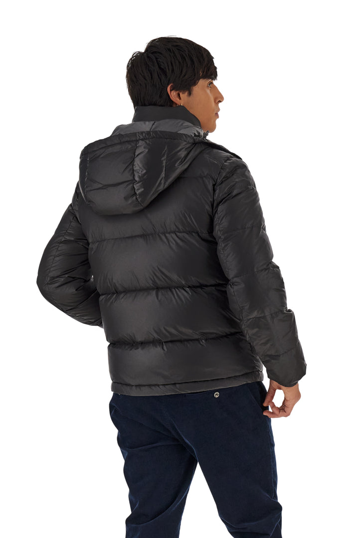 La Martina Men’s Iridescent Nylon Down Jacket Polo Player | Black