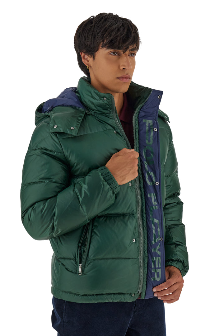 La Martina Men’s Iridescent Nylon Down Jacket Polo Player | Pine Grove