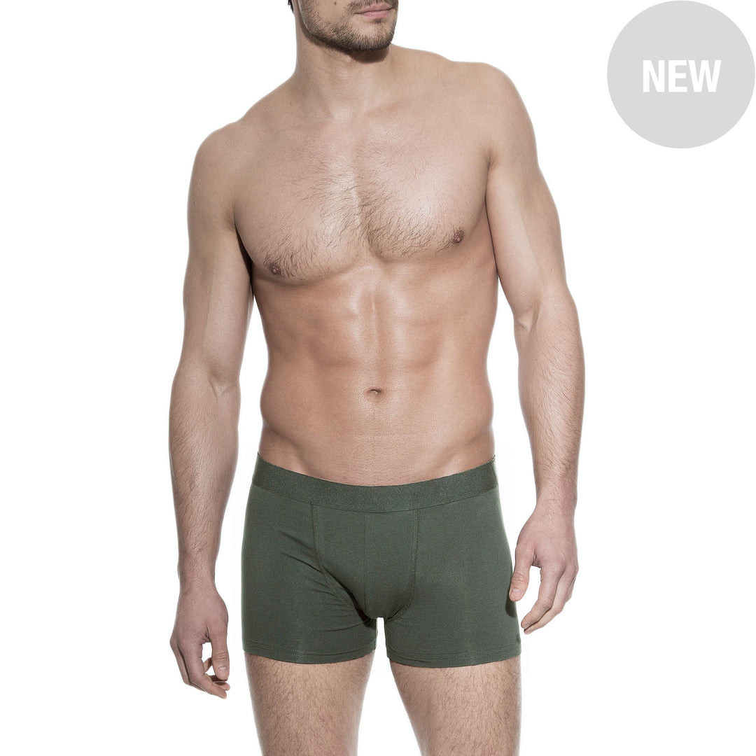Bread & Boxers Men's Underwear Boxer Brief | ARMY GREEN