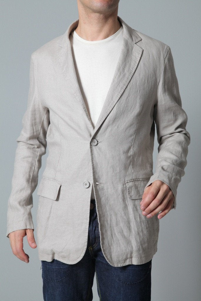 Armani linen cheap jacket