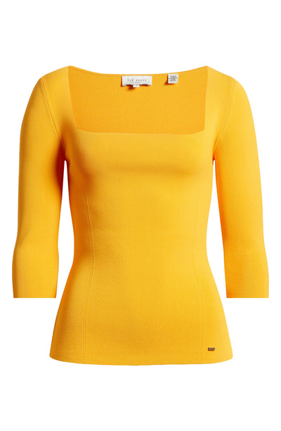 Ted Baker Vallryy Square Neck Sweater | Orange