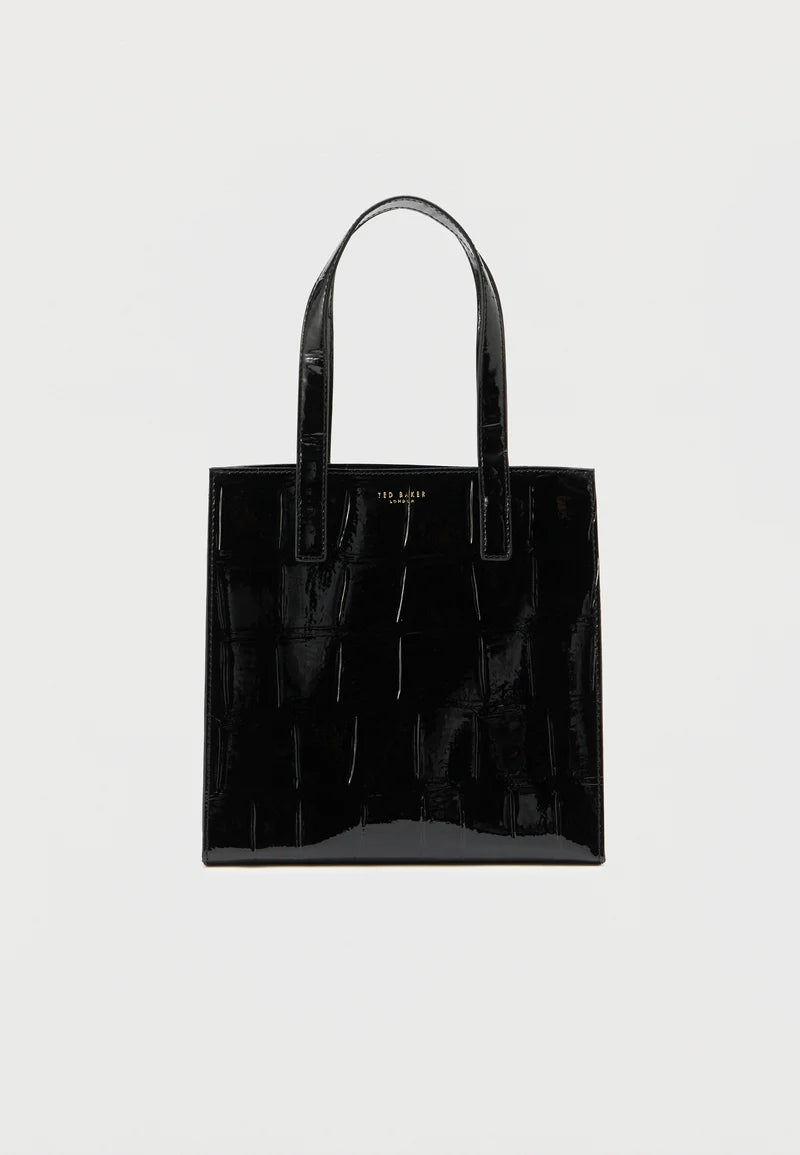 Ted Baker Vivanaa Croc Effect Small Icon Bag | Black