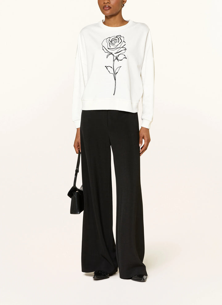 Ted Baker Marssia Printed Sweatshirt | Ivory