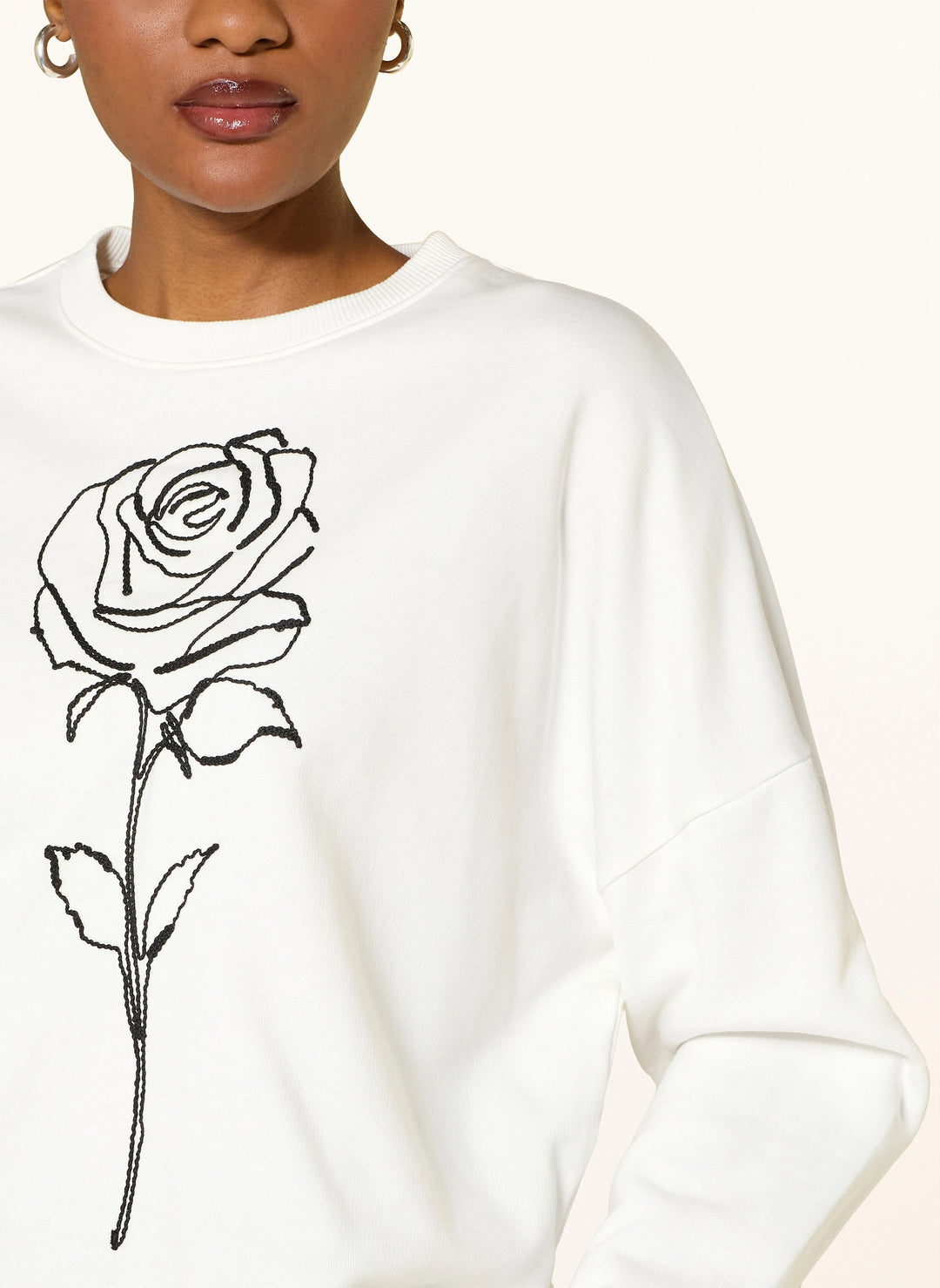 Ted Baker Marssia Printed Sweatshirt | Ivory