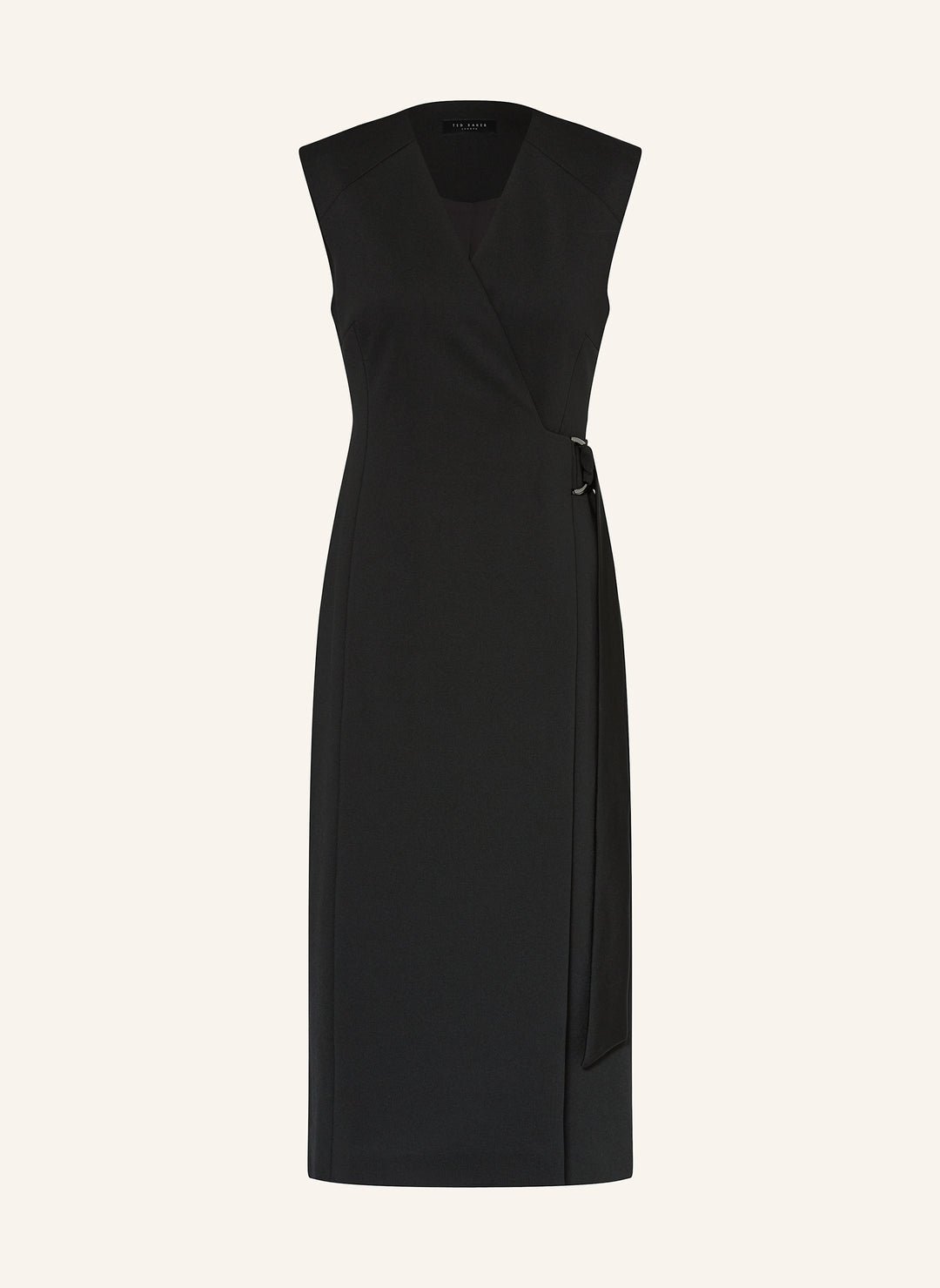 Ted Baker Indrib Tailored Wrap Mini Dress | Black