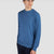 Paul & Shark Moon Badge Garment Dyed Wool Crewneck | Light Blue
