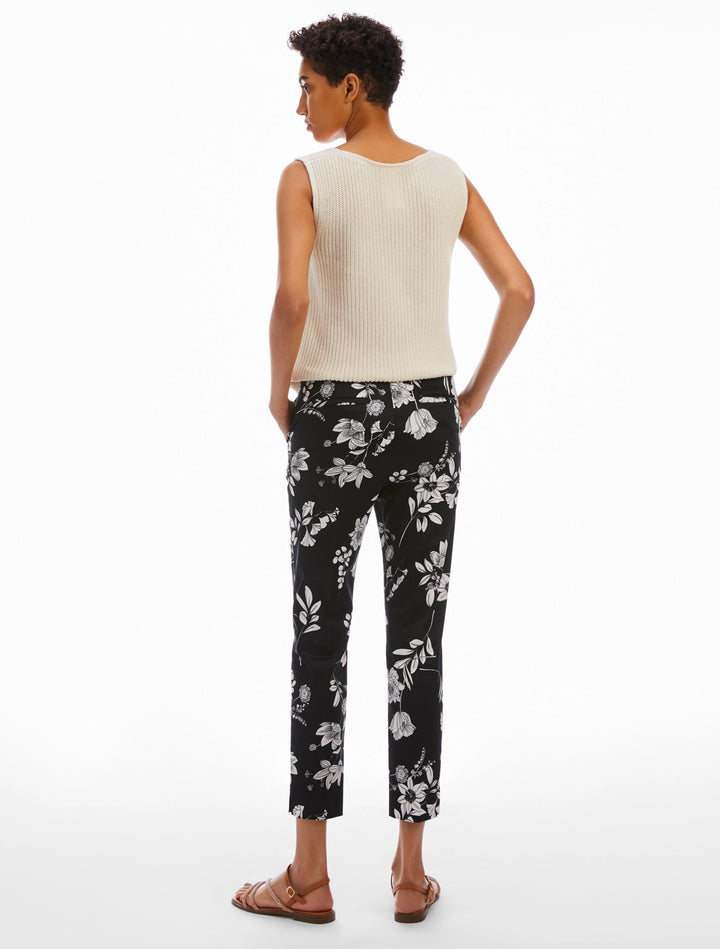 PennyBlack Milly Flower Print Trousers | Black