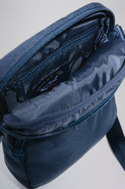 Paul & Shark Reporter Bag with Iconic Badge | Navy