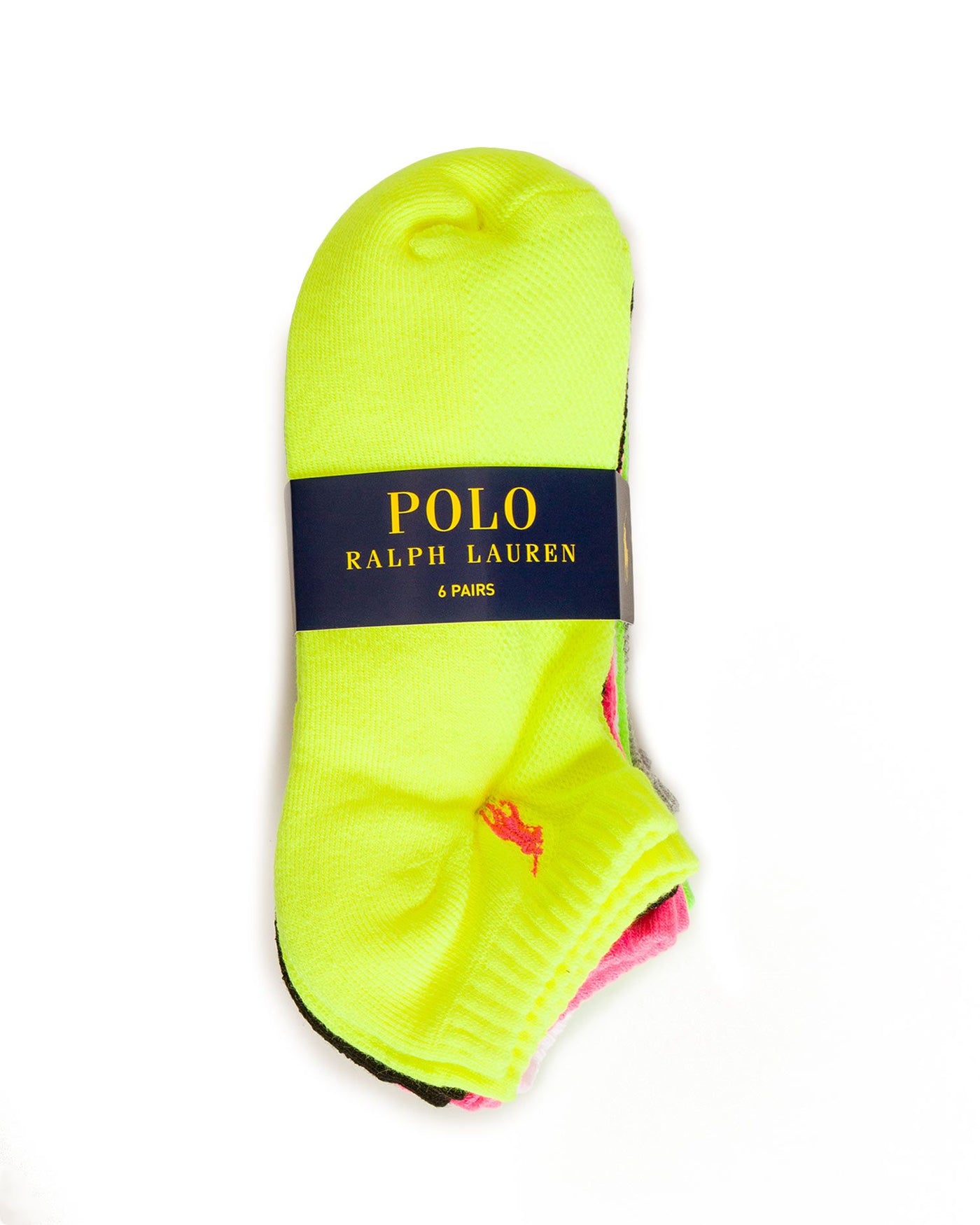 Ralph Lauren Low-Profile Sport Sock 6-Pack | Bright