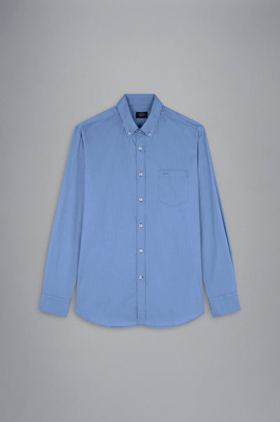 Paul & Shark Cotton Oxford Shirt | Light Blue