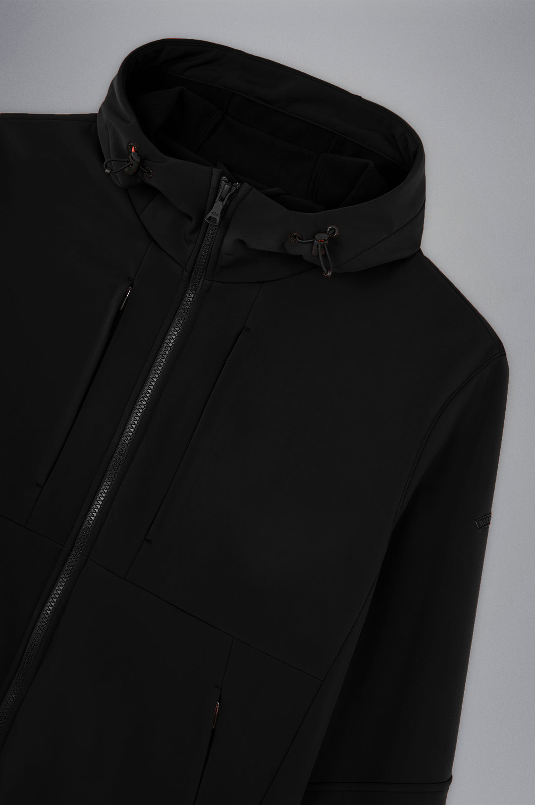 Paul & Shark Re-shark shell Save the Sea Jacket with Moon Badge | Black