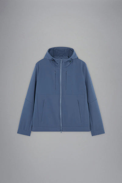 Paul & Shark Re-shark shell Save the Sea Jacket with Moon Badge | Blue