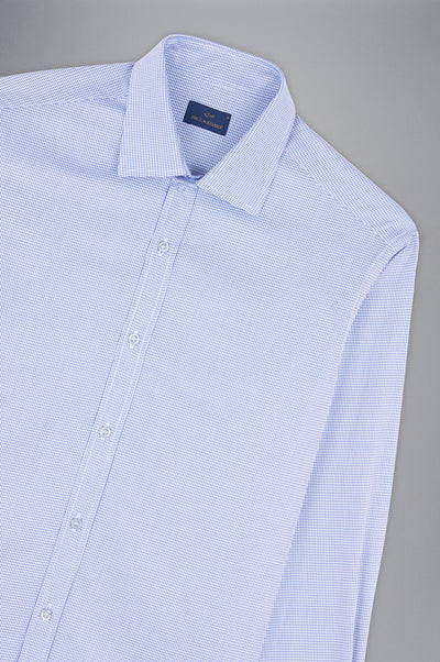 Paul & Shark Cotton Satin Shirt | Blue