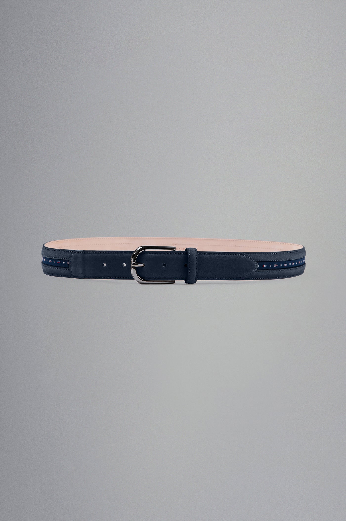 Paul & Shark Nautical Suede Belt | Navy