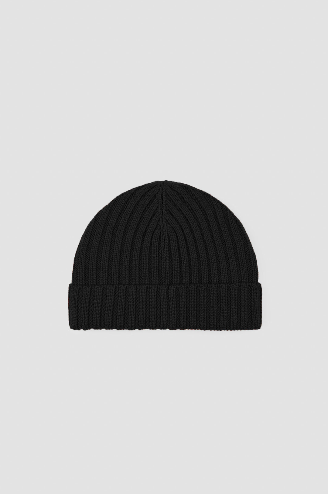 Paul & Shark Moon Badge Soft Cool Touch Beanie | Black