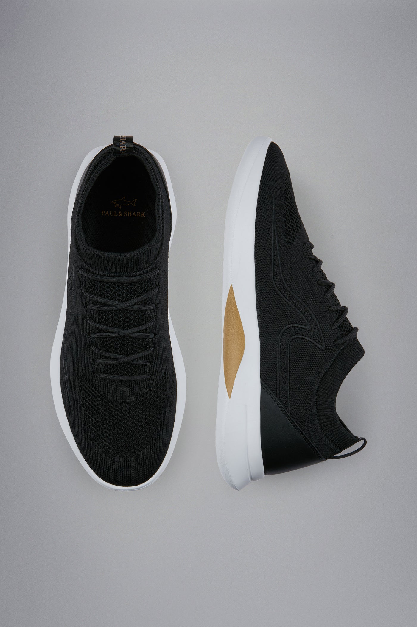 Paul & Shark Shark-Wave Sneakers | Black