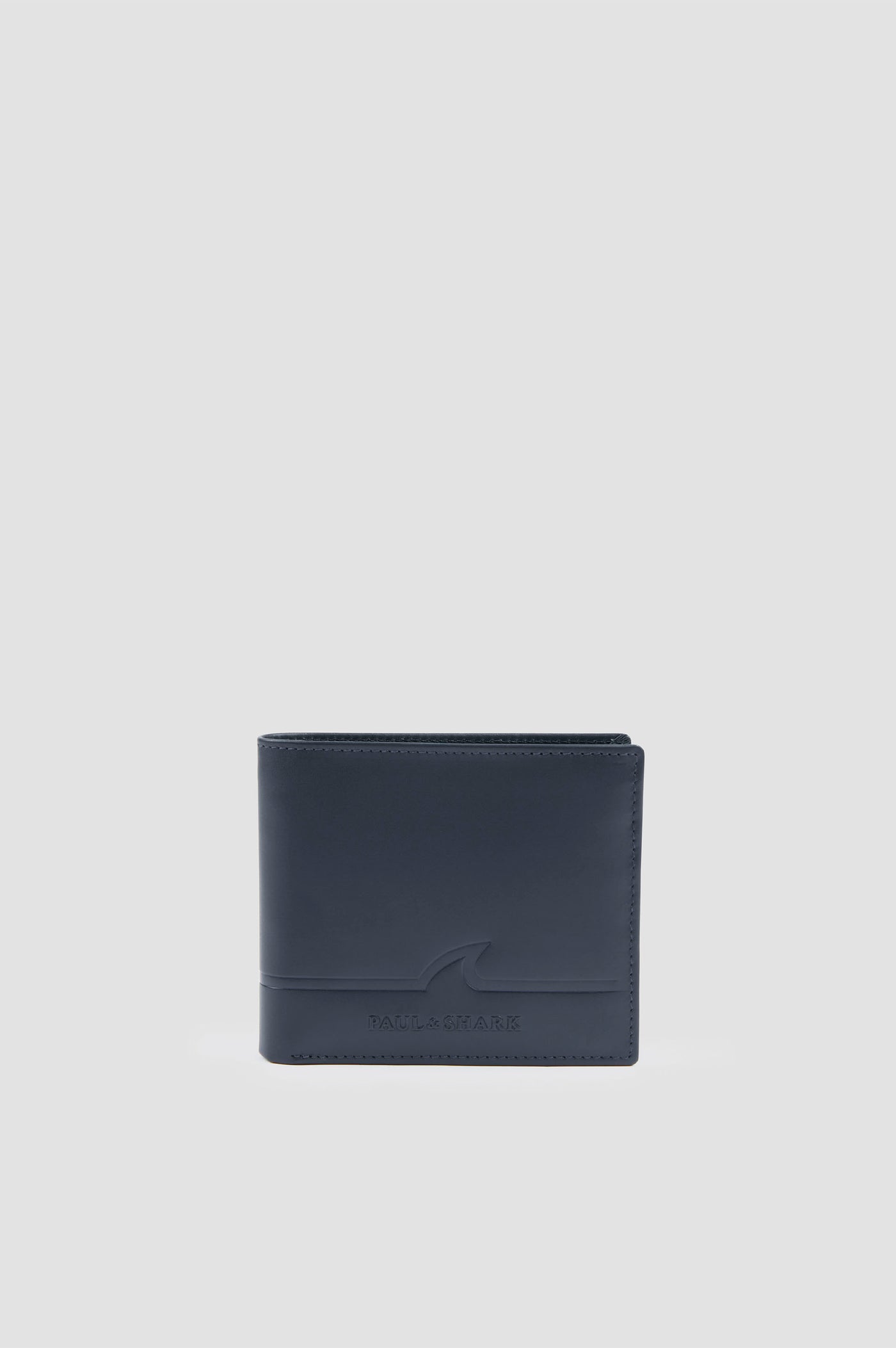 Paul & Shark Embossed Leather Wallet | Navy