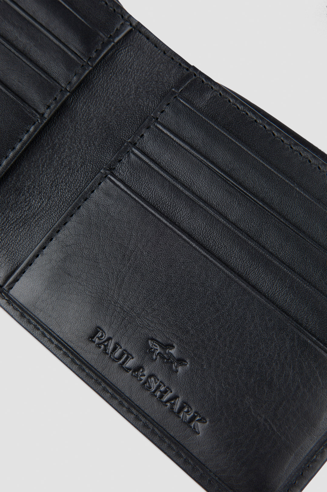 Paul & Shark Leather Billfold Wallet | Black