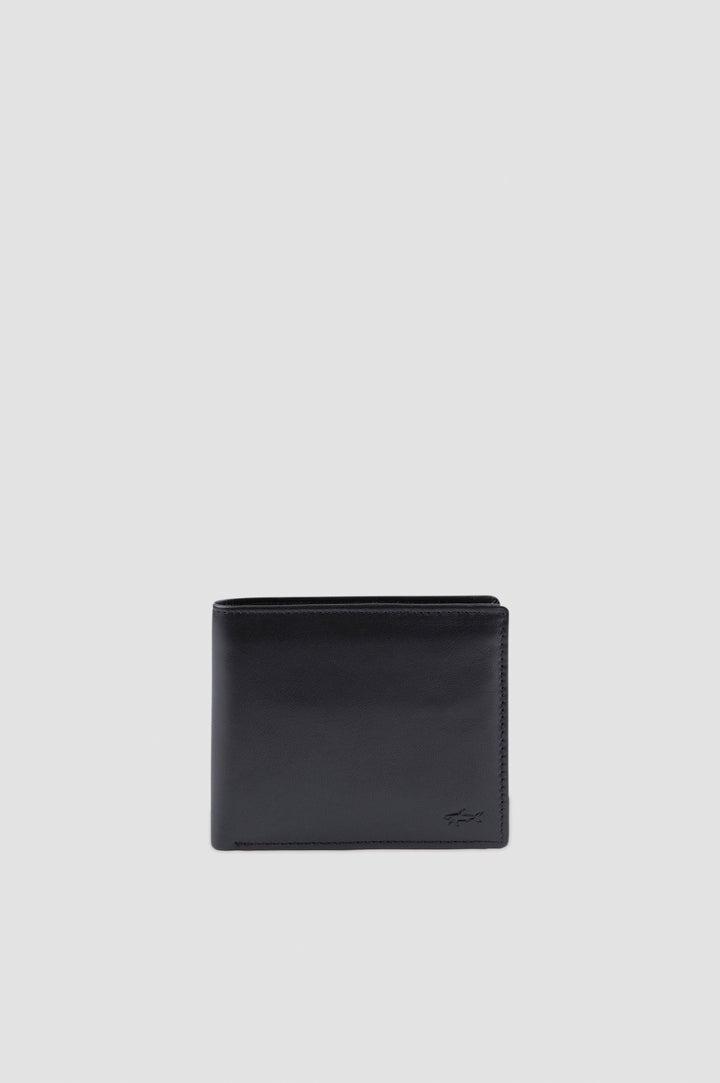 Paul & Shark Leather Billfold Wallet | Black