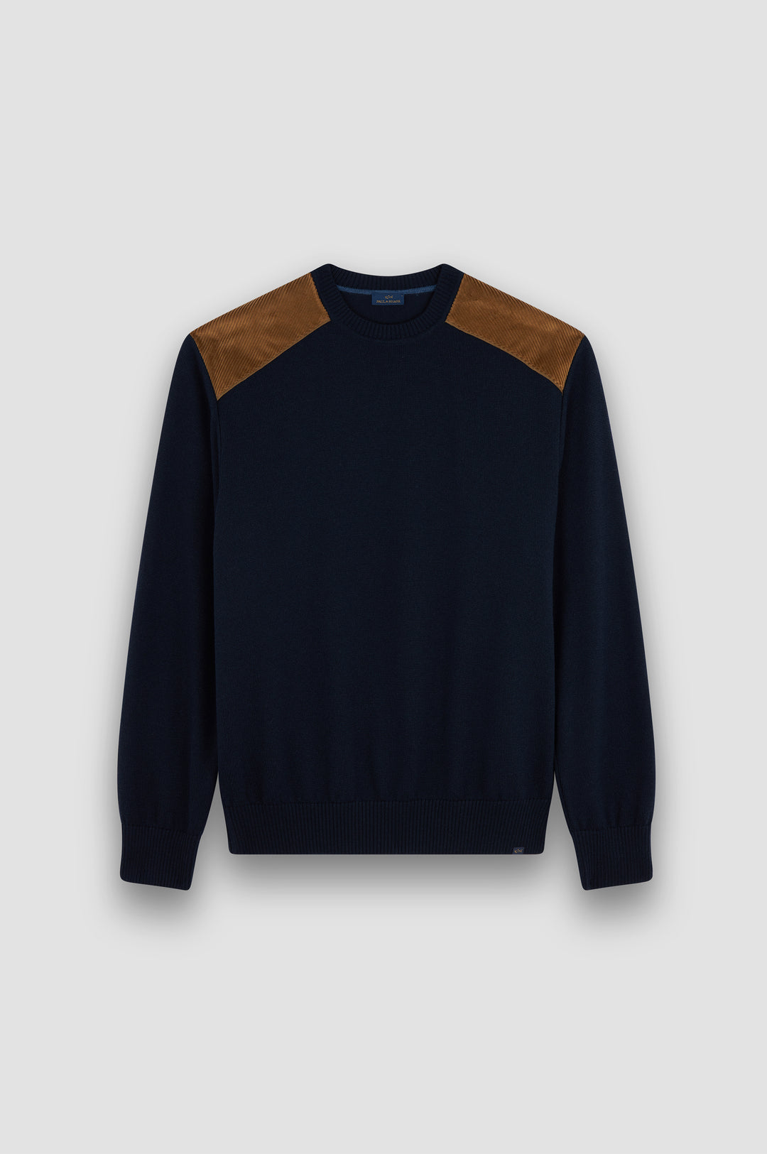 Paul & Shark Velvet Soft Cool Touch Wool Crewneck | Navy