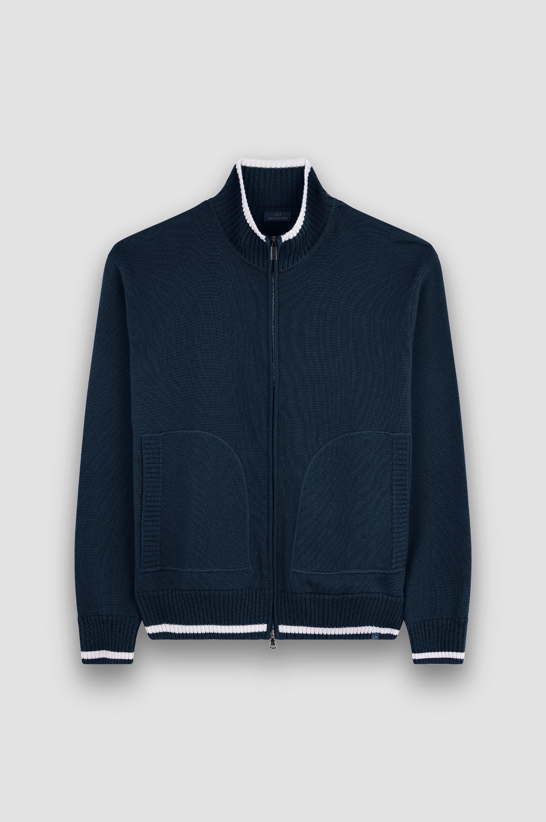 Paul & Shark Soft Cool Touch Wool Cardigan | Navy
