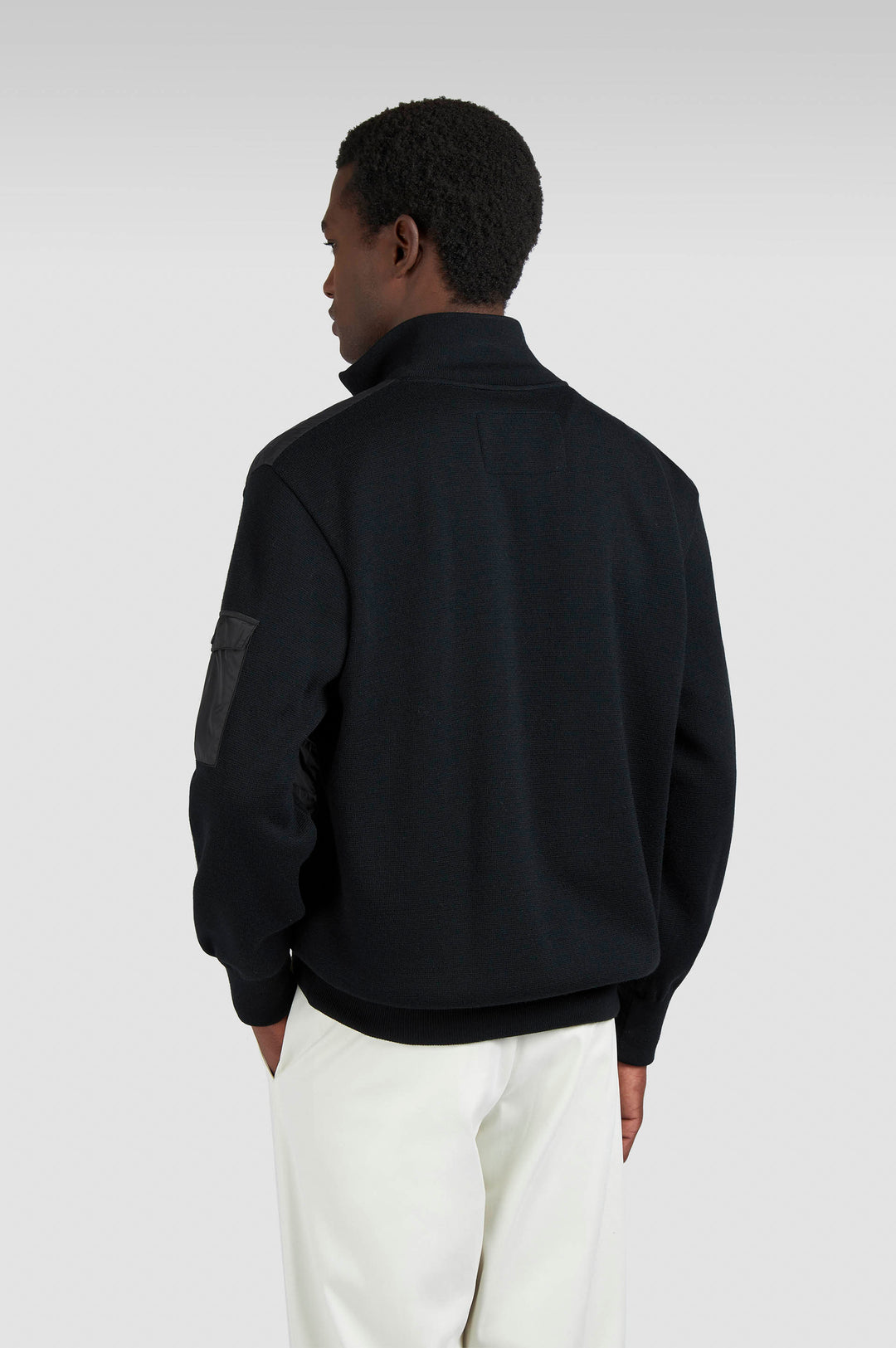 Paul & Shark Ultralight Down Tech Wool Hybrid Jacket | Black