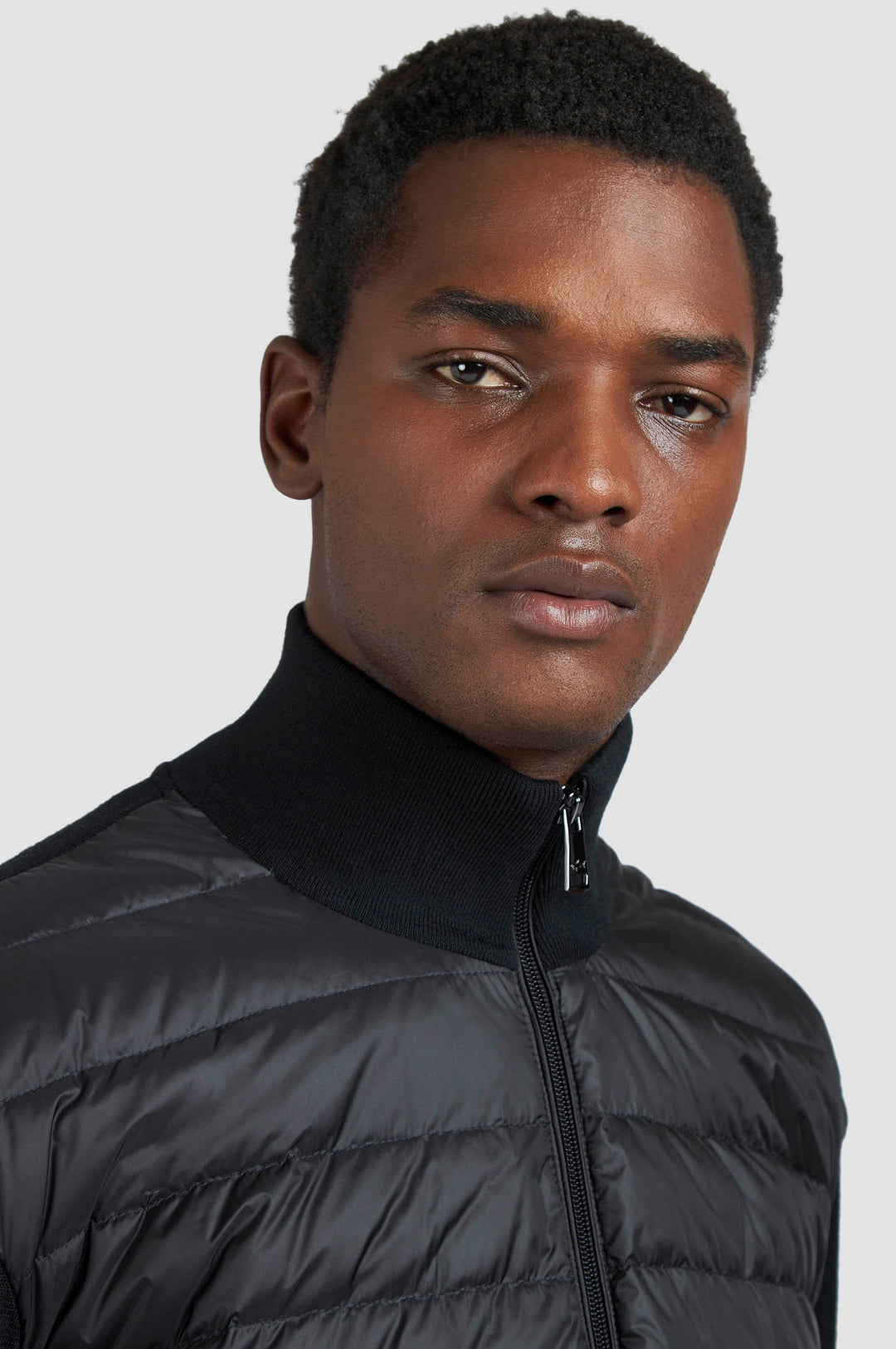 Paul & Shark Ultralight Down Tech Wool Hybrid Jacket | Black